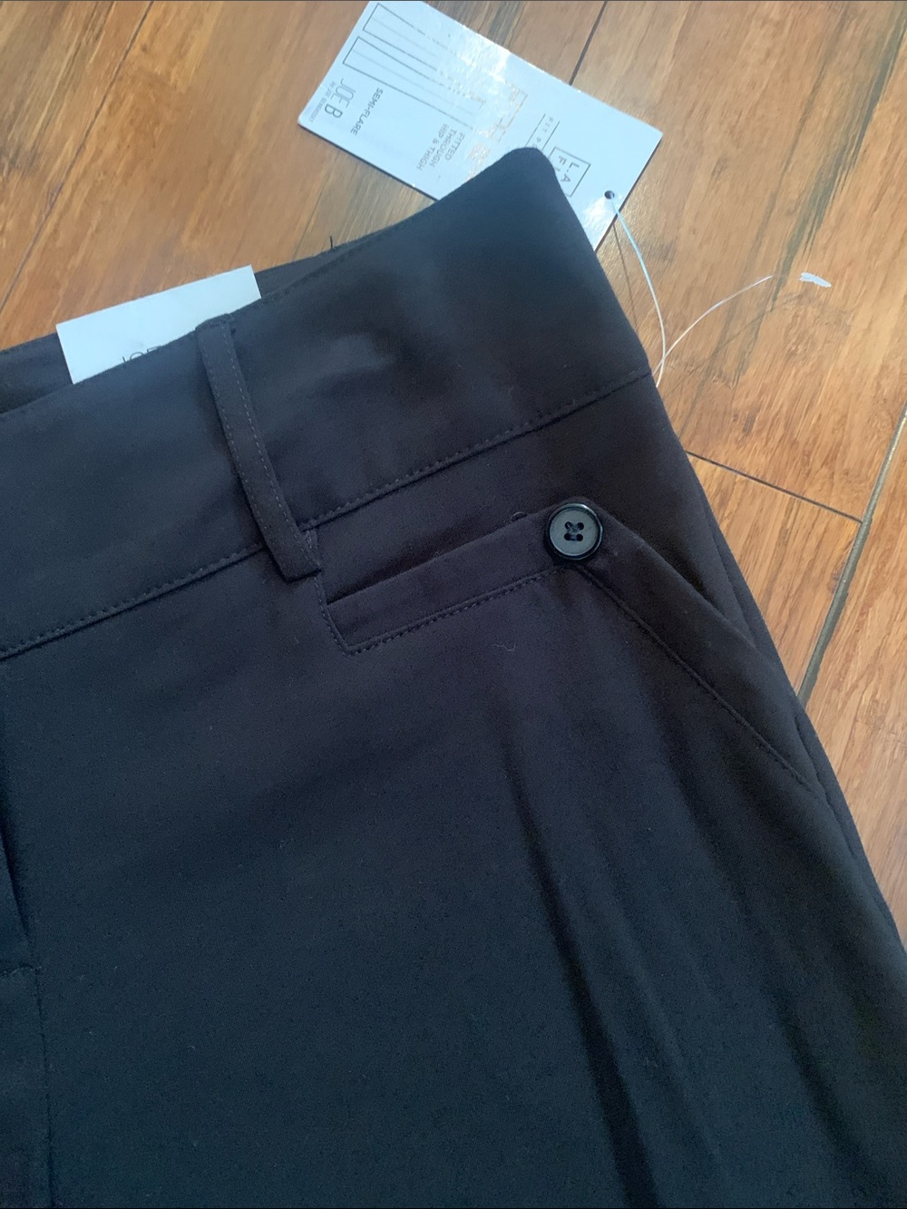 Women's Black Tailored Dress Pants - Picture 3 of 13